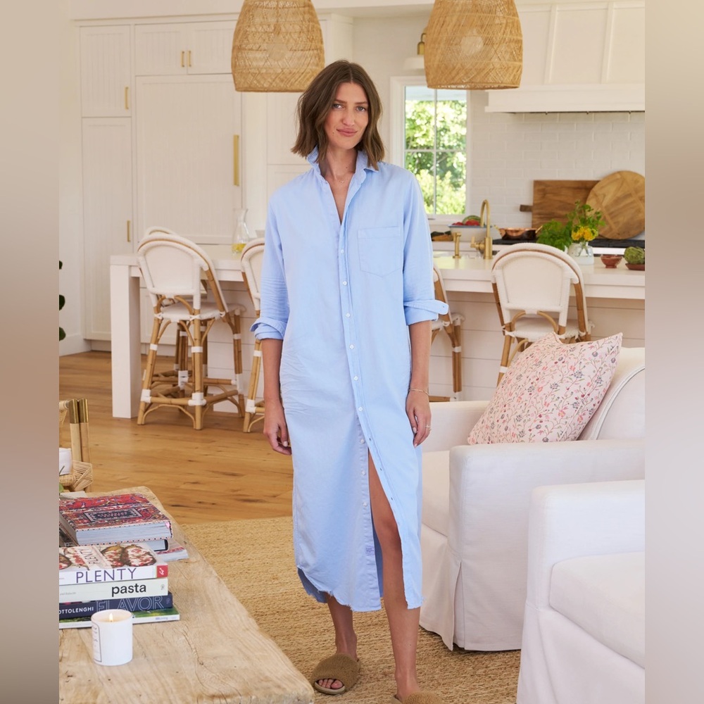 Frank & Eileen Rory denim maxi dress